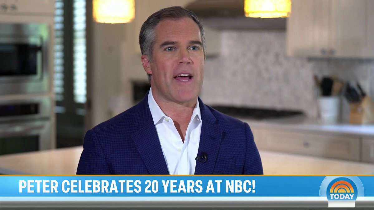 Weekend TODAY celebrates .Peter Alexander's 20-year anniversary at NBC News.