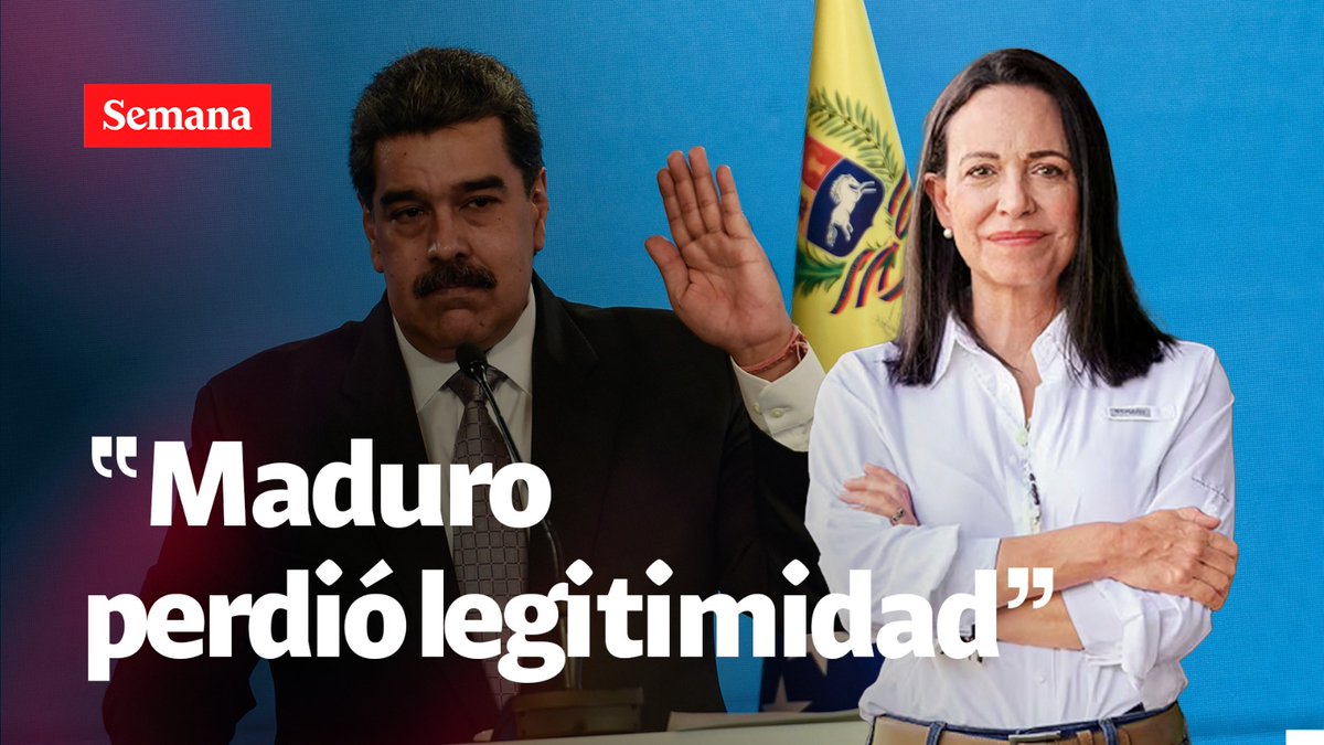 "Maduro perdió legitimidad, todo el mundo sabe que pretende robarse una elección con el fraude más grande de la historia de la humanidad y no lo vamos a permitir": María Corina Machado en la clandestinidad. #MaduroSeTieneQueIr
