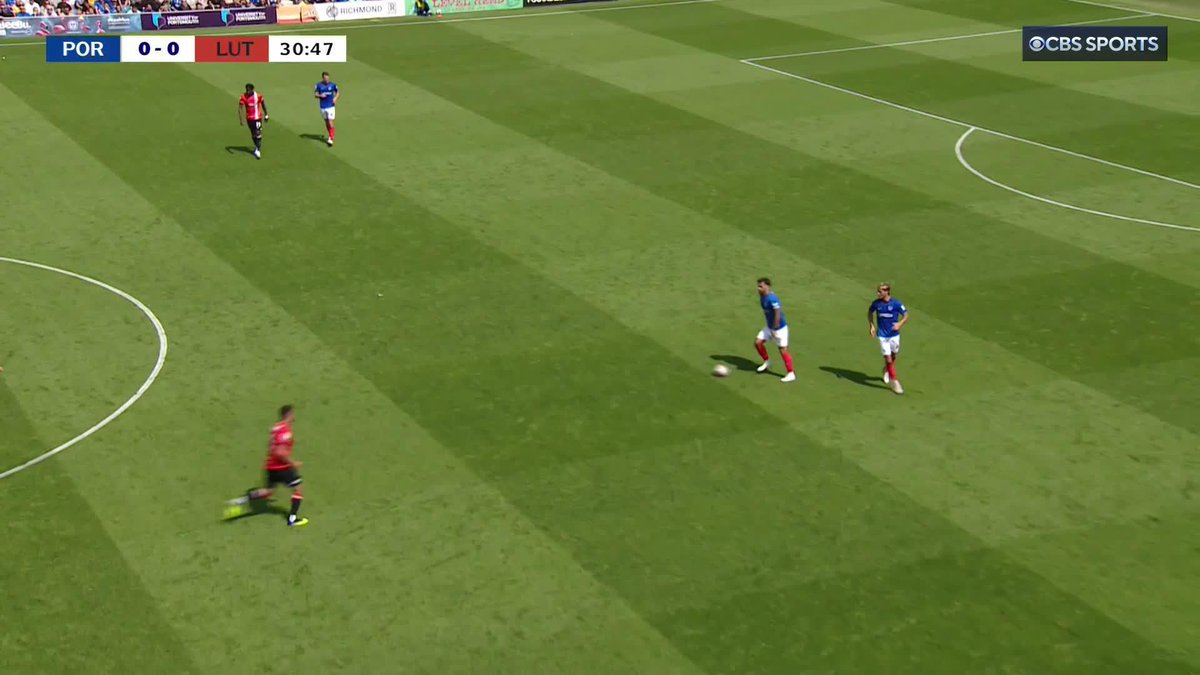 WATCH THIS SENDING OFF. Luton keeper leaves a path of destruction in his wake. Highway to the Danger Zone. ☠️☠️