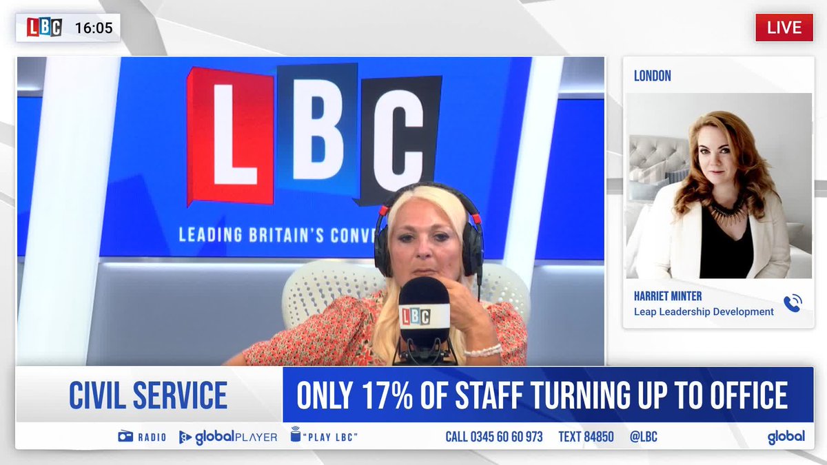'We're not doing brain surgery... we don't need to give it the seriousness we might have given it previously.' Journalist Harriet Minter tells Vanessa Feltz that it's a 'management problem' if a company isn't able to monitor employees' productivity when working from home.