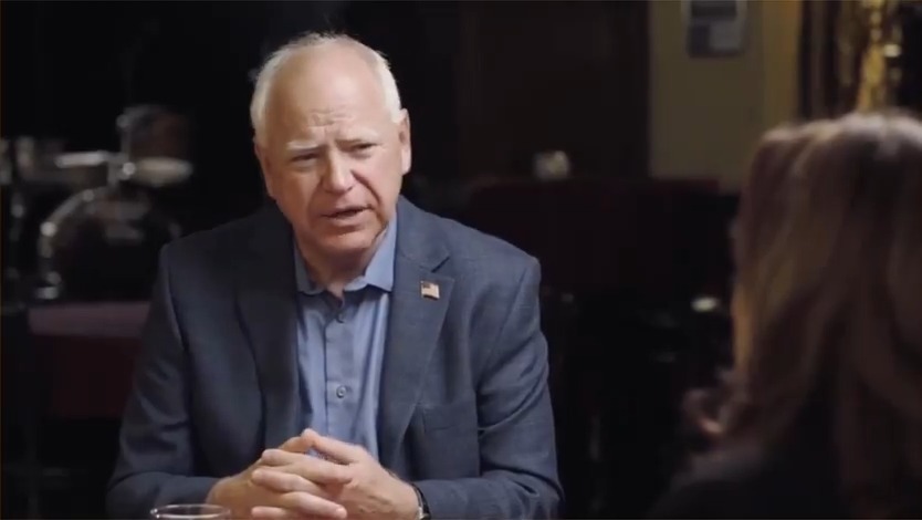 Gov. Walz: My family relied on Social Security survivor benefits. We're fine pulling ourselves up by our bootstraps. We had no boots. That's the boots