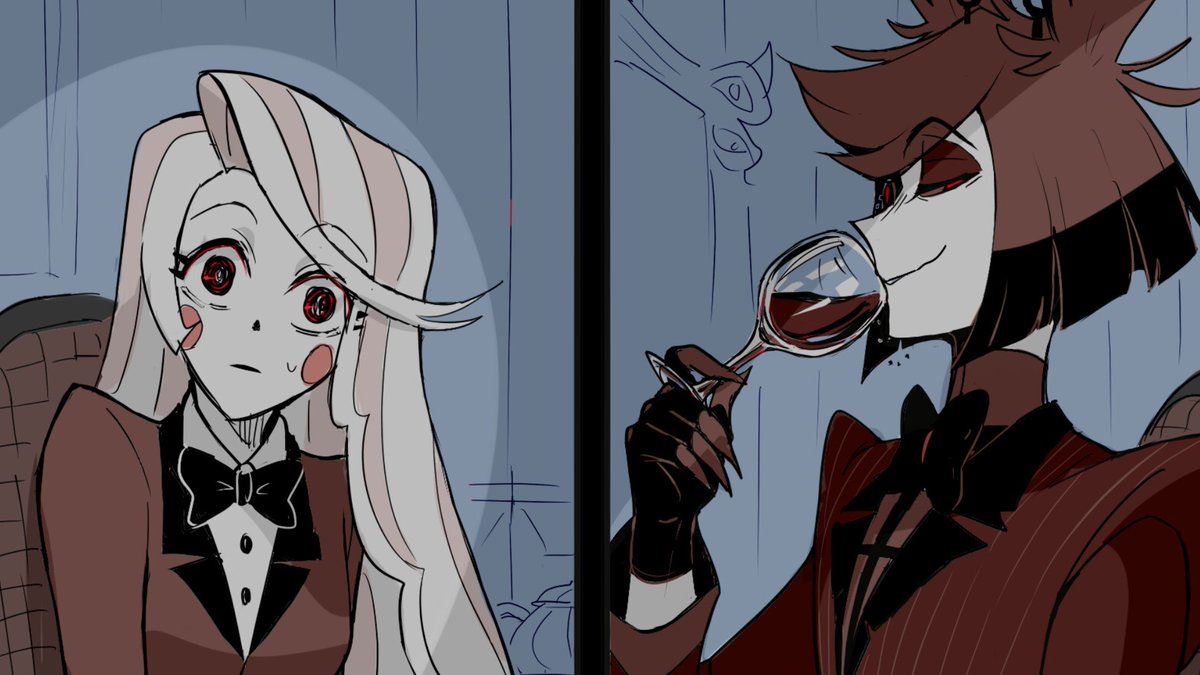 🌈🦌 Dinner and delicious tension is served! New Charlastor Dub! The awaited continuation "Hunter Chapter 2" by くろはAi is here! 🔗YT Link & Credits Below #charlastor #radiobelle #hazbinhotel