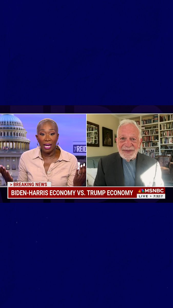"Trump is falling back on the old, Republican, trickle-down economics… Now we saw with Ronald Reagan and George W Bush and Donald Trump… nothing trickled down!" I got into the differences between Trumpnomics and Kamalanomics with Joy Reid on The ReidOut. Watch this.