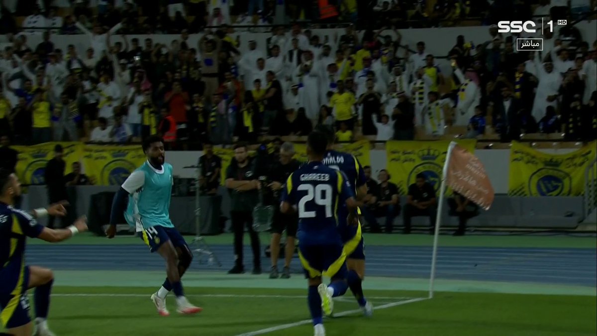 هدددددف!⚽ أولى أهداف النصر عن طريق رونالدو ⚽🔥🟡 النصر 1 × 0 الهلال #كأس_الدرعية_للسوبر_السعودي #النصر_الهلال | #SSC