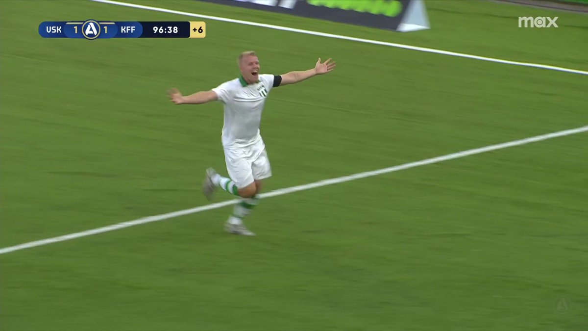 Vilken raket! 🚀 Simon Johansson med ett drömmål till 2-1 VSK i den 97:e minuten 🤯 📲 Se matchen på Max