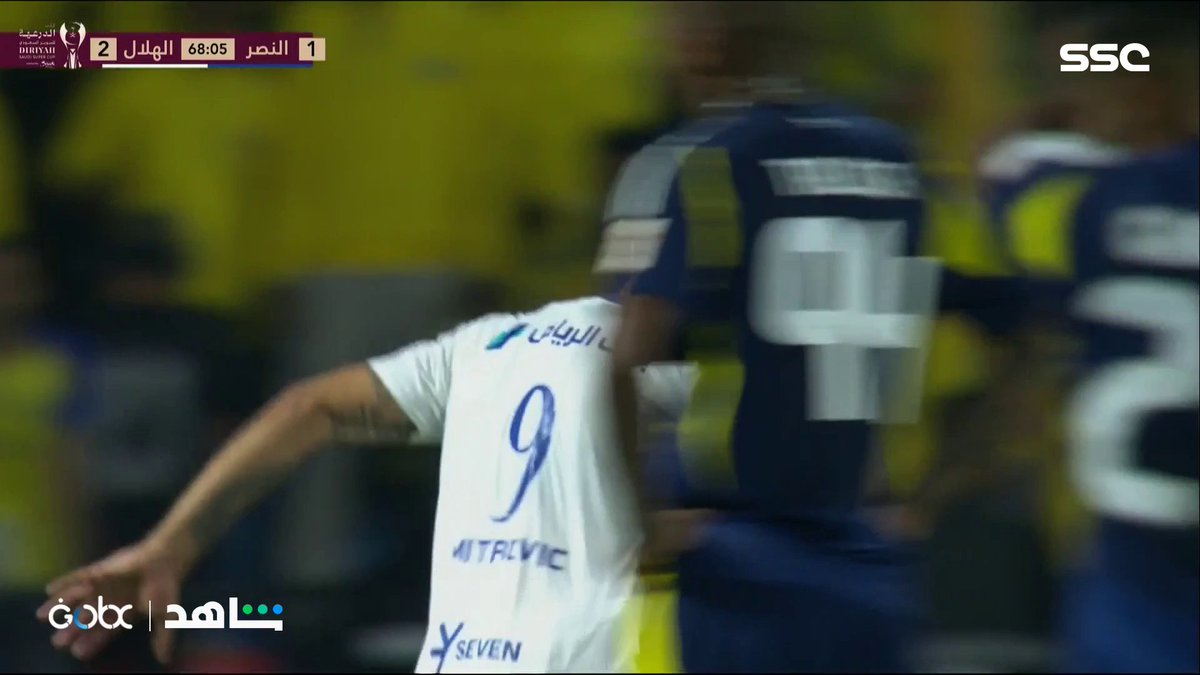 الهلال يفعل ما يشاء .. ويعزز تقدمه بالثالث عبر ميتروفيتش🔥⚽ #الهلال_النصر #كأس_الدرعية_للسوبر_السعودي 🏆