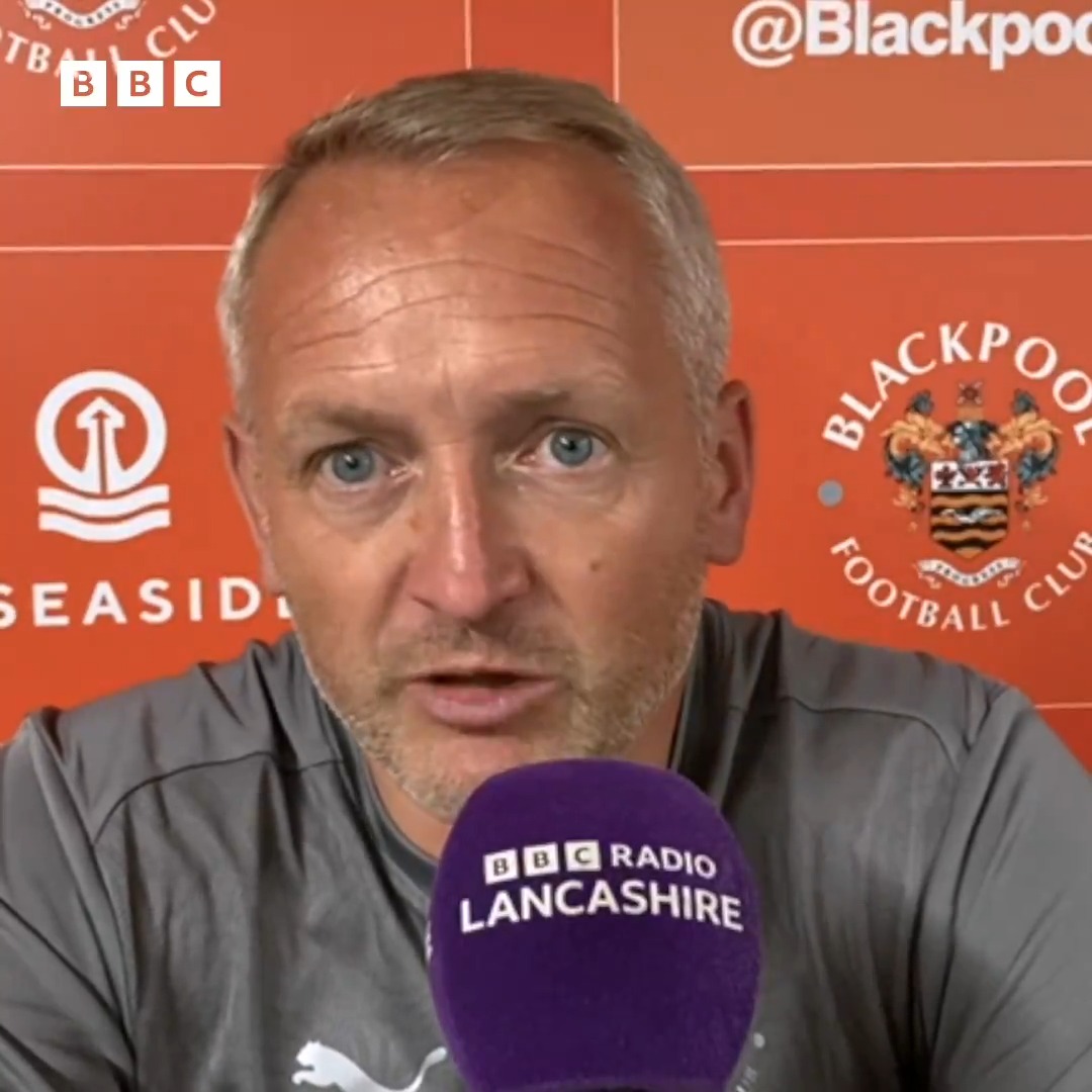 🟠 "We haven't lost the game because of team selection, we've lost the game because of the really poor first goal we conceded and the mistake we made for the second." #Blackpool head coach Neil Critchley #utmp | #bbcfootball