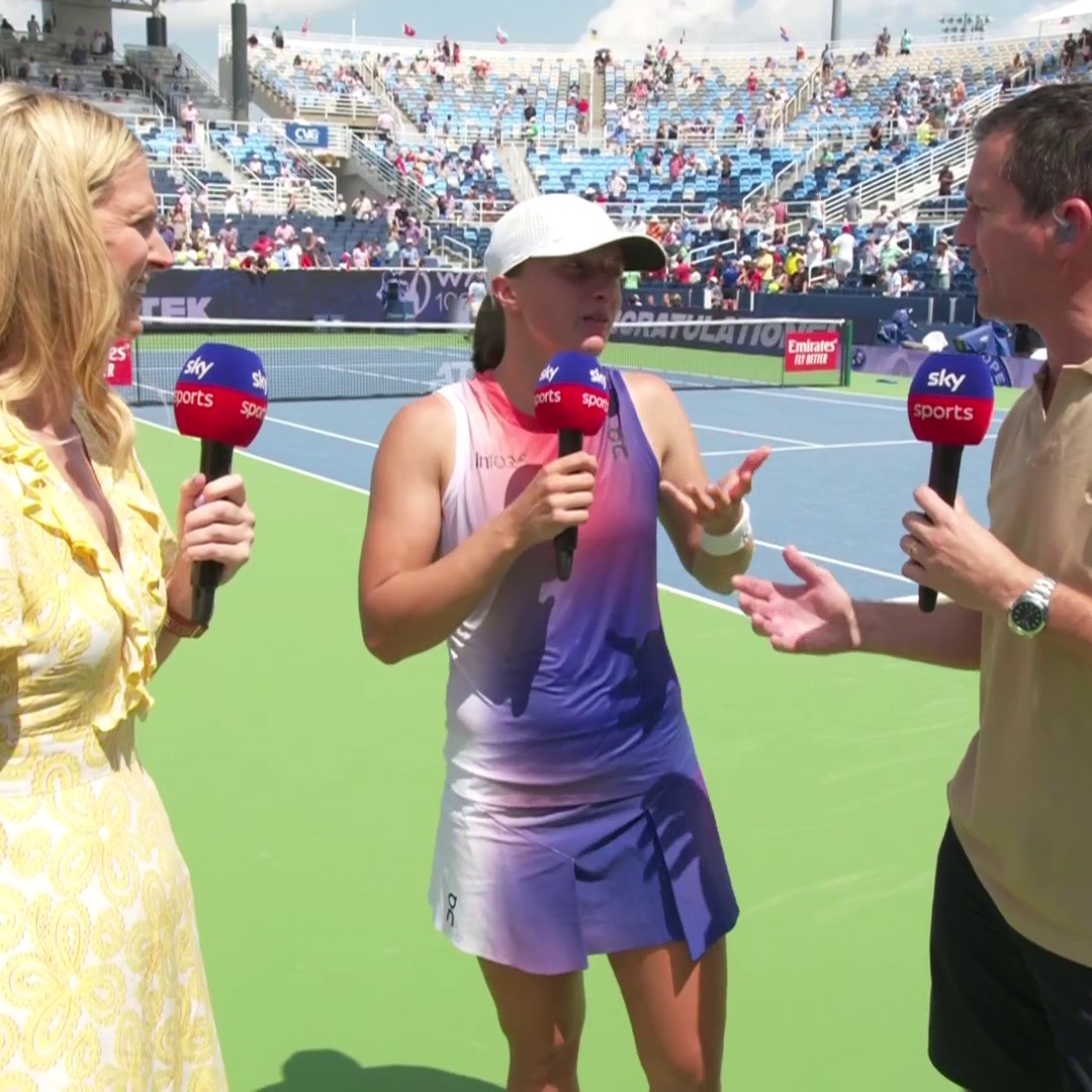 Iga Swiatek believes there are too many tournaments in the season: “I think we have too many tournaments in the season. It’s not going to end well.. It makes tennis less fun for us.. we deserve to rest a little bit more.” (via Sky Sports Tennis)