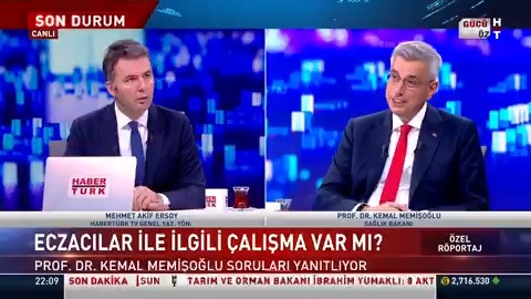 Eczacılar ile ilgili çalışma var mı? İlaç sıkıntısı var mı? Sağlık Bakanı Prof. Prof. Dr. Kemal Memişoğlu #ÖzelRöportaj'da anlattı.