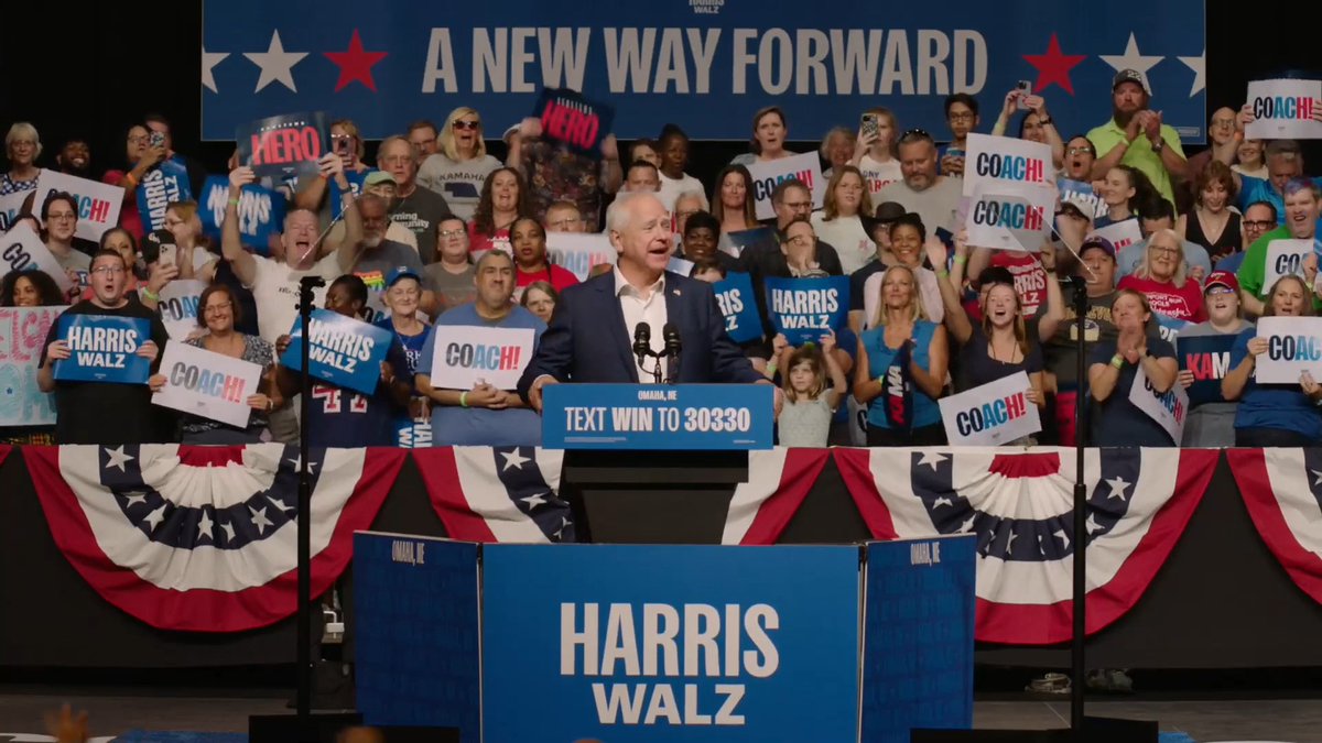 Nebraska is fired up for Harris-Walz 💙💙💙