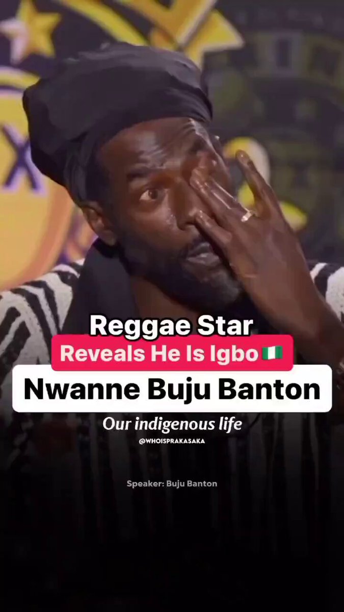 Reggae icon Buju Banton shares his Igbo heritage.