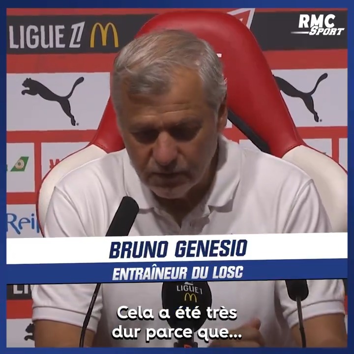🗣️ Bruno Génésio s'est présenté face à la presse très touché et encore un peu en colère, après le lourd choc subi par Angel Gomes : "On passe beacoup de temps ensemble, on est comme une famille. C'est très difficile à vivre de voir un de ses joueurs agressé."