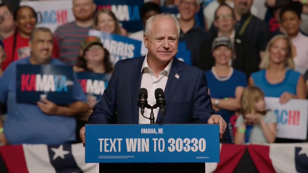 Gov. Walz: Donald Trump sees the world a little differently. Do you think he would know the joy of tubing and swimming the Niobrara as we do in the summer? You have a slogan here. Nebraska, it’s not for everyone. Well, it sure ain't for Donald Trump. This guy is the opposite of everything here