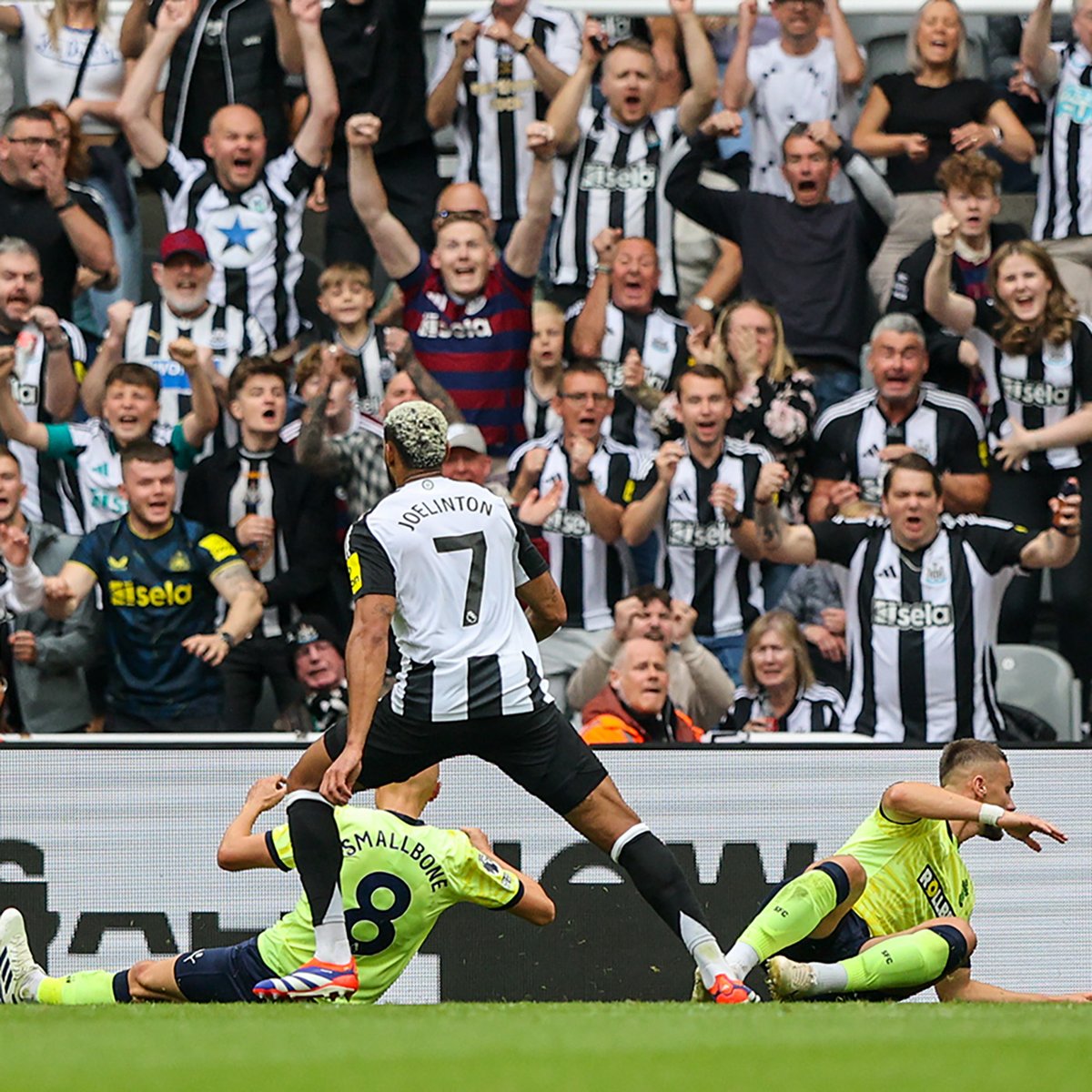 Joelinton gets us up and running in the Premier League! 🇧🇷