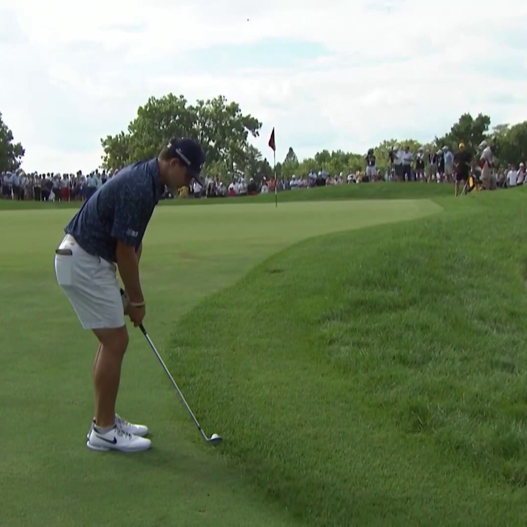 W. Onto the 124th US Amateur Finals tomorrow. #Hawkeyes x Noah Kent