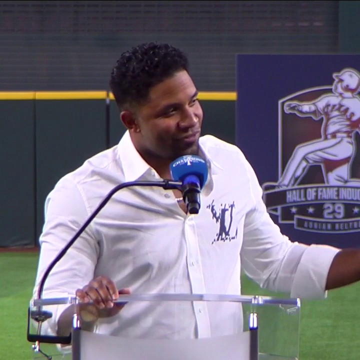 Elvis Andrus, on Adrian Beltré: “God sent him to me.” 🥹