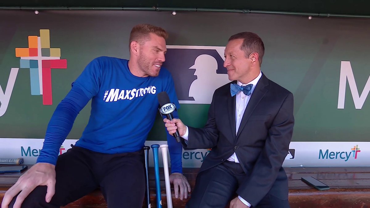 Freddie Freeman has a different custom bat for each of his kids, all with the hashtag #MaxStrong 💙 Ken Rosenthal has more on the meaning behind his special gear this weekend.