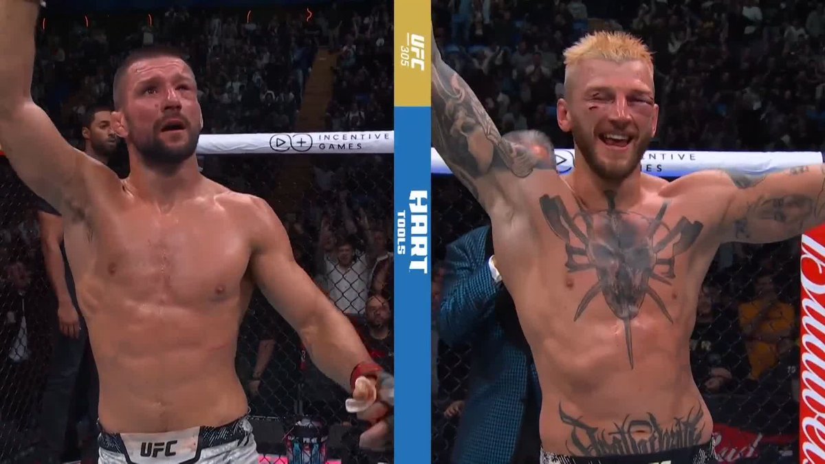 Dan Hooker beats Mateusz Gamrot by split decision! WHAT A FIGHT 👏 #UFC305