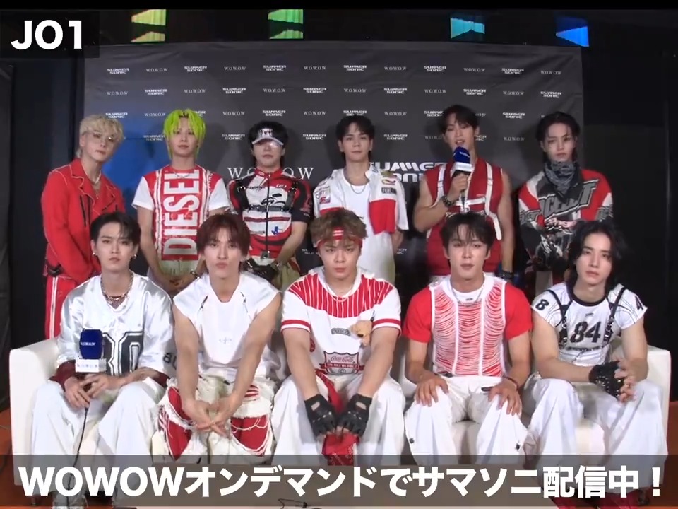 【#サマソニ コメント動画】 ⛱DAY-2 「JO1」 オーディション番組「PRODUCE 101 JAPAN」で 101名の中から選ばれた11名によるグローバルボーイズグループ ⏰13:40頃～ WOWOWオンデマンドで配信⚡️ スマホやPCから #WOWOWでサマソニ をお楽しみください🙌 #JO1 JO1