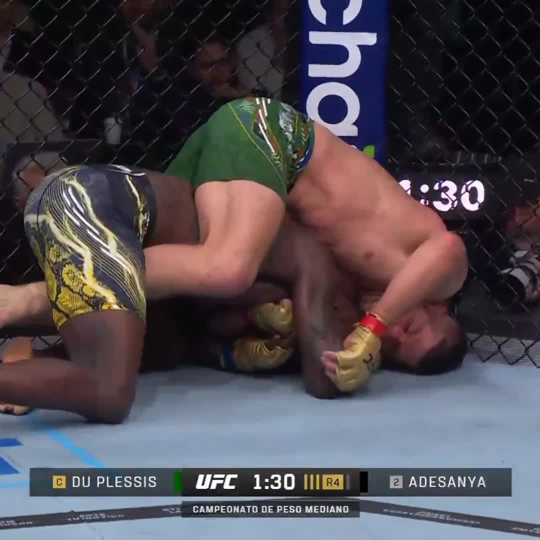 SE ACABA!!!!!! Dricus Du Plessis somete a Adesanya #UFC305 🤯
