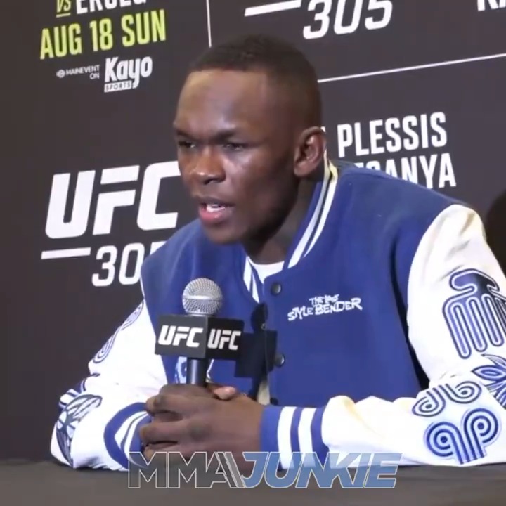 Israel Adesanya admits he's now "a fan" of Dricus Du Plessis after #UFC305 and explains why he's not "desperate" for a rematch.