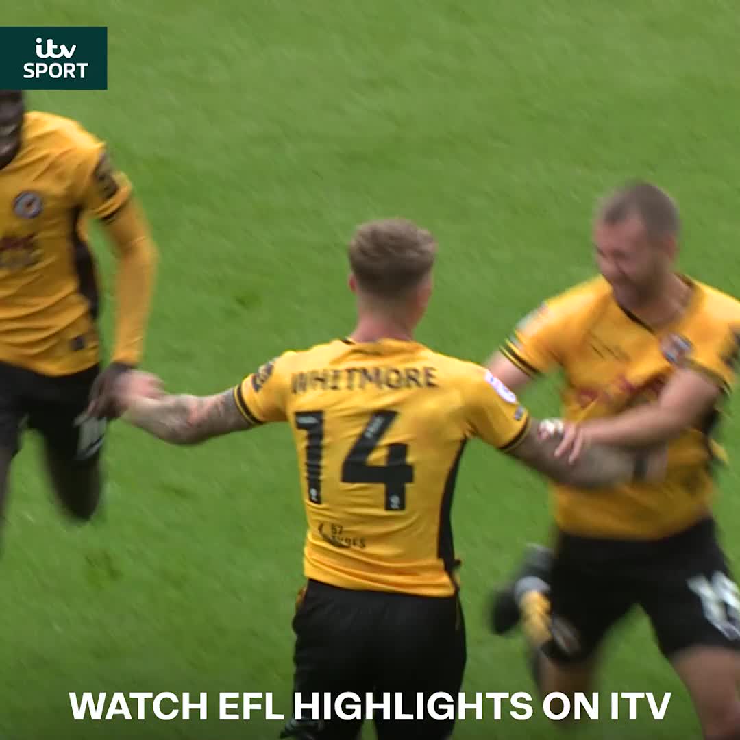 What a hit! 😤 Kai Whitmore smashing one in for Newport County Watch #EFL Highlights on ITVX 📲