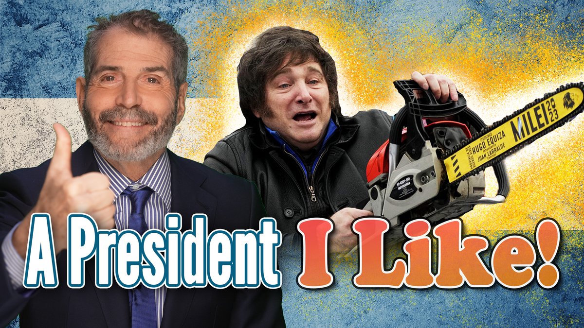 While American politicians propose price controls, Argentina’s libertarian president repealed them. Javier Milei also cut government spending and fired 24-thousand government workers. His reforms are working. America needs a president like him: