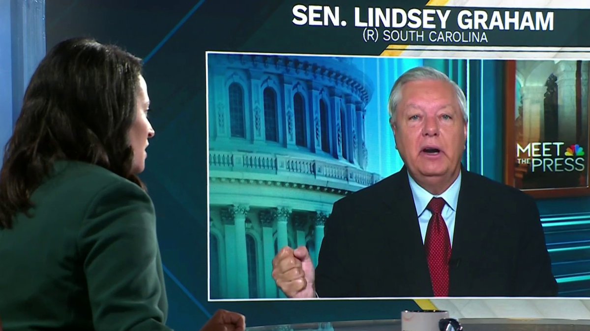 WATCH: Sen. Lindsey Graham (R) says “policy is the key to the White House,” while Donald Trump focuses on personal attacks against Kamala Harris. “If you have a policy debate, he wins. Donald Trump the provocateur, the showman, may not win this election.”