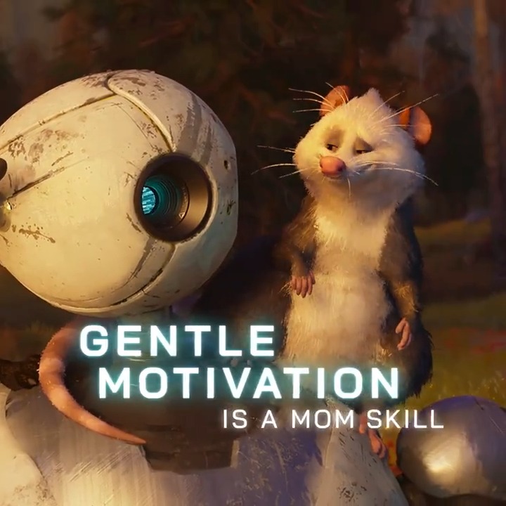 Moms = Masters of Motivation. #TheWildRobotMovie