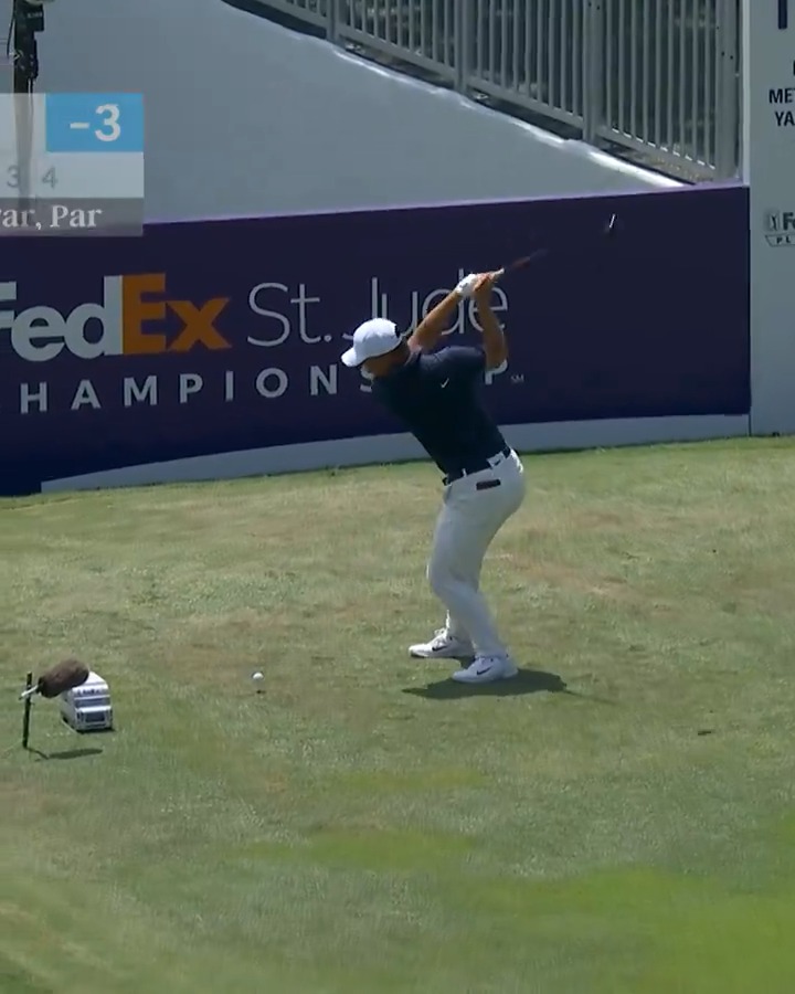 • Bogey on the 16th hole • Double on the 17th hole • Double on the 18th hole Tom Kim was 46th in the #FedExCup standings on the 16th tee. He's now projected 51st.