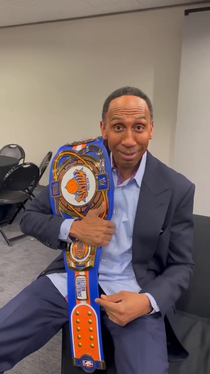 "The Knicks are coming!" Stephen A Smith got himself a NEW YORK KNICKS Legacy Title! 🙌
