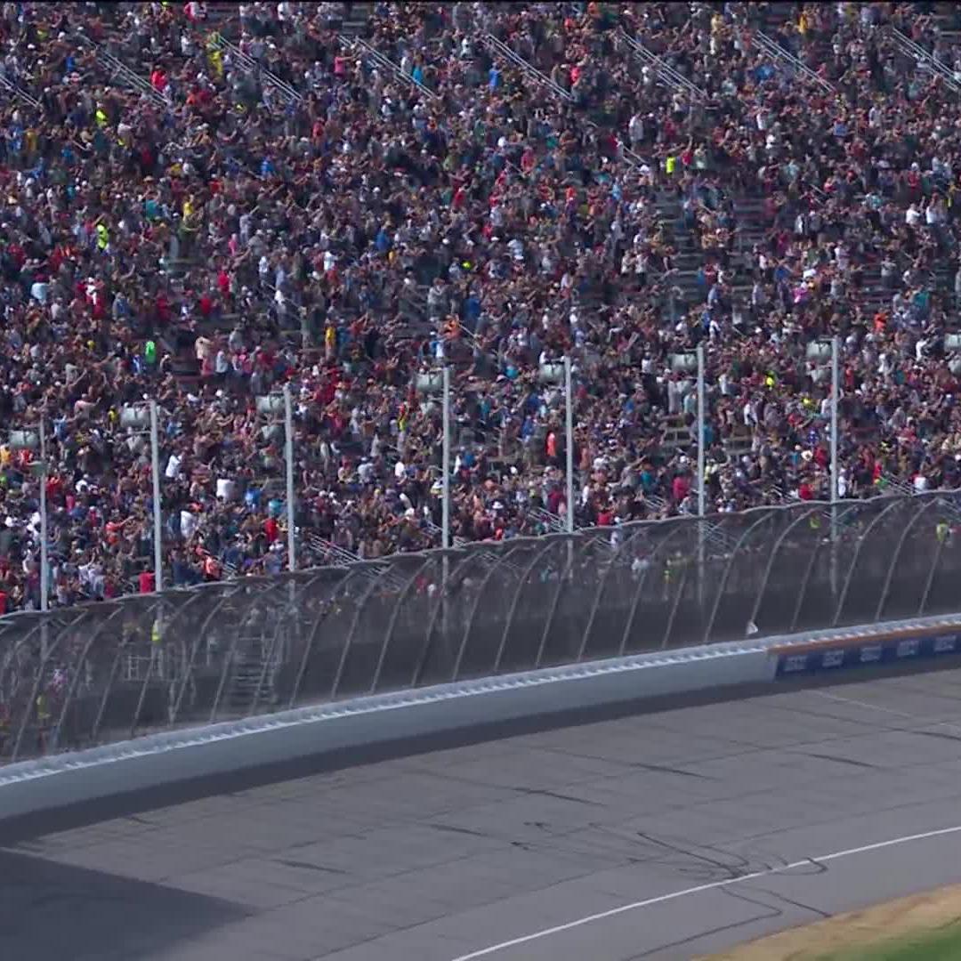 It's the moment we've been waiting all day for. The #FireKeepersCasino400 at Michigan International Speedway is green on USA Network.