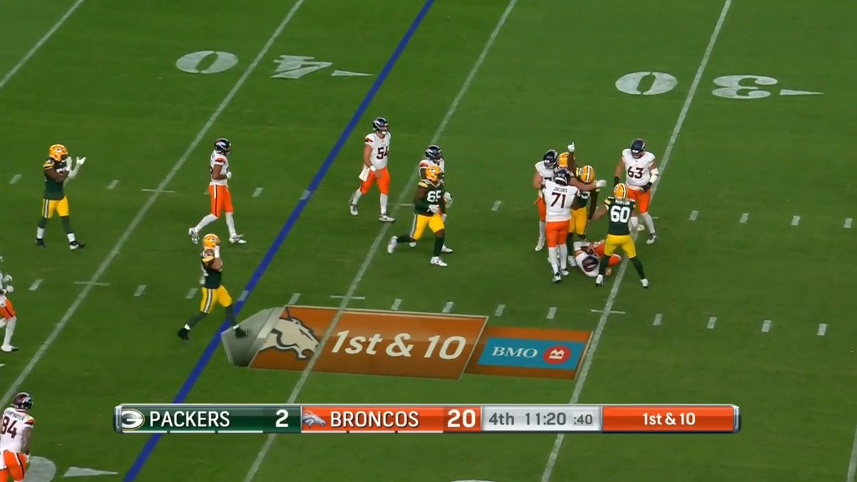 Got to the QB again. #GBvsDEN