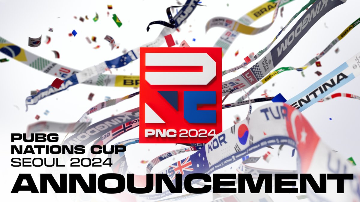 Check out the details about the upcoming PUBG Nations Cup 2024! PUBG Nations Cup 2024 📍Seoul, Korea 🪂16 teams 🗓 6 September - 8 September 💰 $300,000 + Pick’em Crowdfunding (25% PUBG’s Sales) #PUBG#PUBGEsports#PNC2024