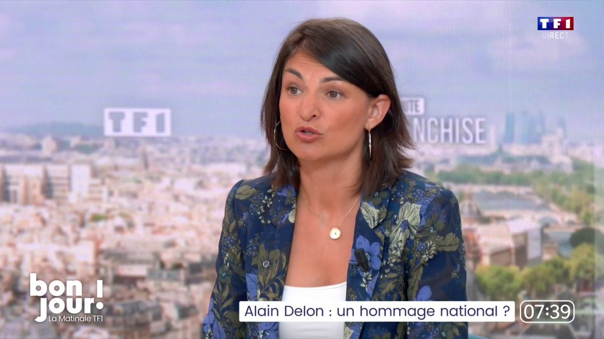 Décès d'Alain Delon : "Il s'est beaucoup trompé en tant qu'homme et dans ses options politiques (...) Il a lui-même affiché son intimité, sa très grande proximité avec Jean-Marie Le Pen", Aurélie Trouvé, députée LFI-NFP de Seine-Saint-Denis dans #BonjourLaMatinaleTF1