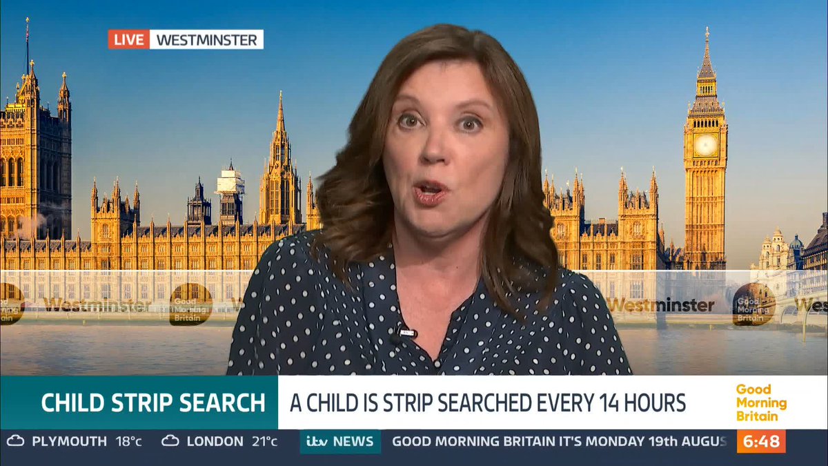 '45% of these without an appropriate adult is not good enough.' A new report reveals that a child is strip searched in England & Wales once every 14 hours, with the invasive practice being carried out on children as young as 8.