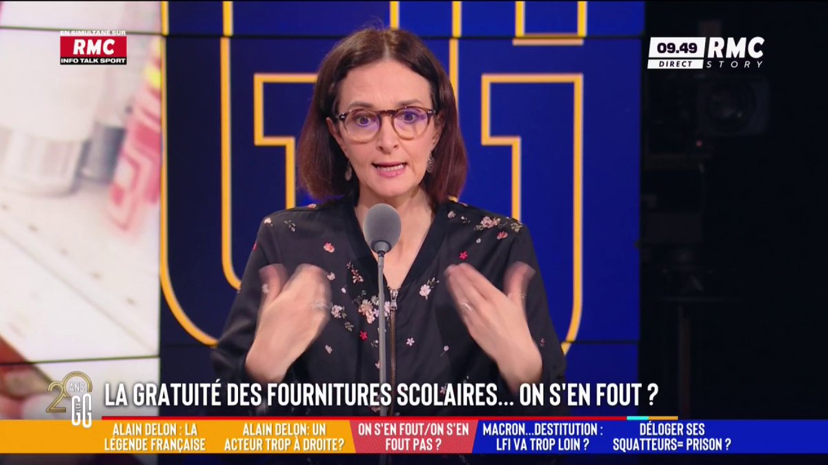 Gratuité des fournitures scolaires 📚 "Quand tu achètes une veste à 600€, ne viens pas me dire que tu as du mal à joindre les deux bouts pour t'acheter un tube de colle." Le coup de gueule de Barbara Lefebvre #GGRMC