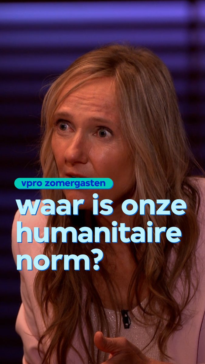 Hoe is het met onze humanitaire waarden gesteld? Margriet van der Linden en mensenrechtenadvocaat Liesbeth Zegveld bespreken het aan de hand van haar zaak tegen het leveren van F-35 onderdelen aan Israël. Kijk het ‘VPRO Zomergasten’-gesprek t/m 8 september: