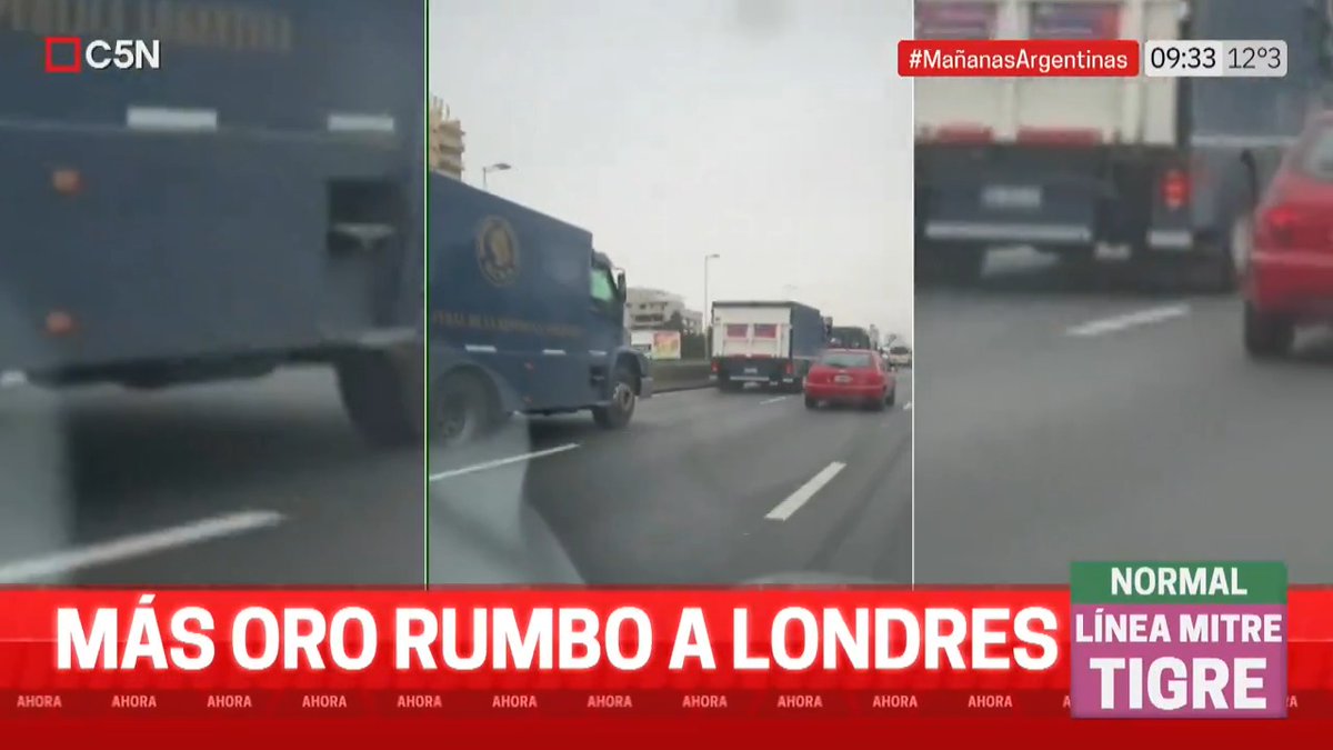 ⭕ Fuga de oro: 1500 lingotes rumbo a Ezeiza con destino a Londres 🔴 [EN VIVO]