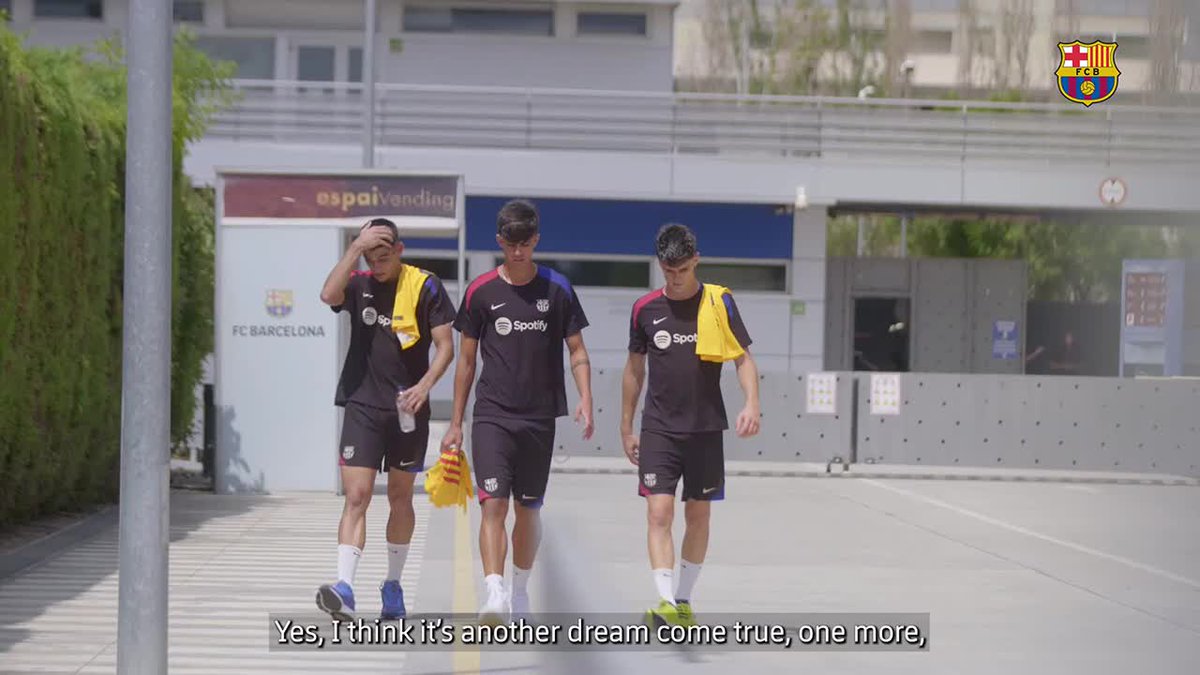 🔊 Pau Víctor, Marc Bernal and Gerard Martín speak about their Barça debut ❤️