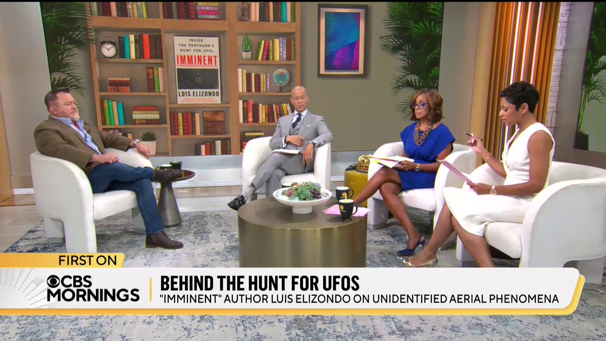 Comments on @60minutes by former Pentagon and Intelligence official Lue Elizondo put the global spotlight on the government’s look into UAPs. In his new book, Elizondo writes they are “not made by humans” — adding they present a “very serious national security issue.”
