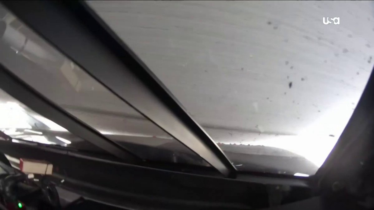 Corey LaJoie went airborne & slid upside down The POV is terrifying Rubbin is Racing