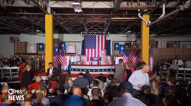 Unprecedented levels of high energy right now at the JV Vance rally in Philadelphia.