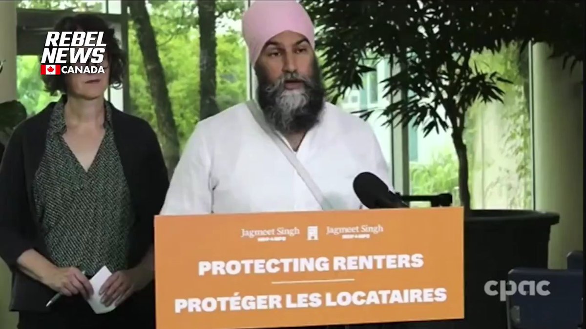 .Jagmeet Singh says the current housing crisis is being caused by a "rigged system" enacted by the Liberals and Conservatives to allow corporate landlords to rip people off. "Justin Trudeau has had nine years to fix this problem."