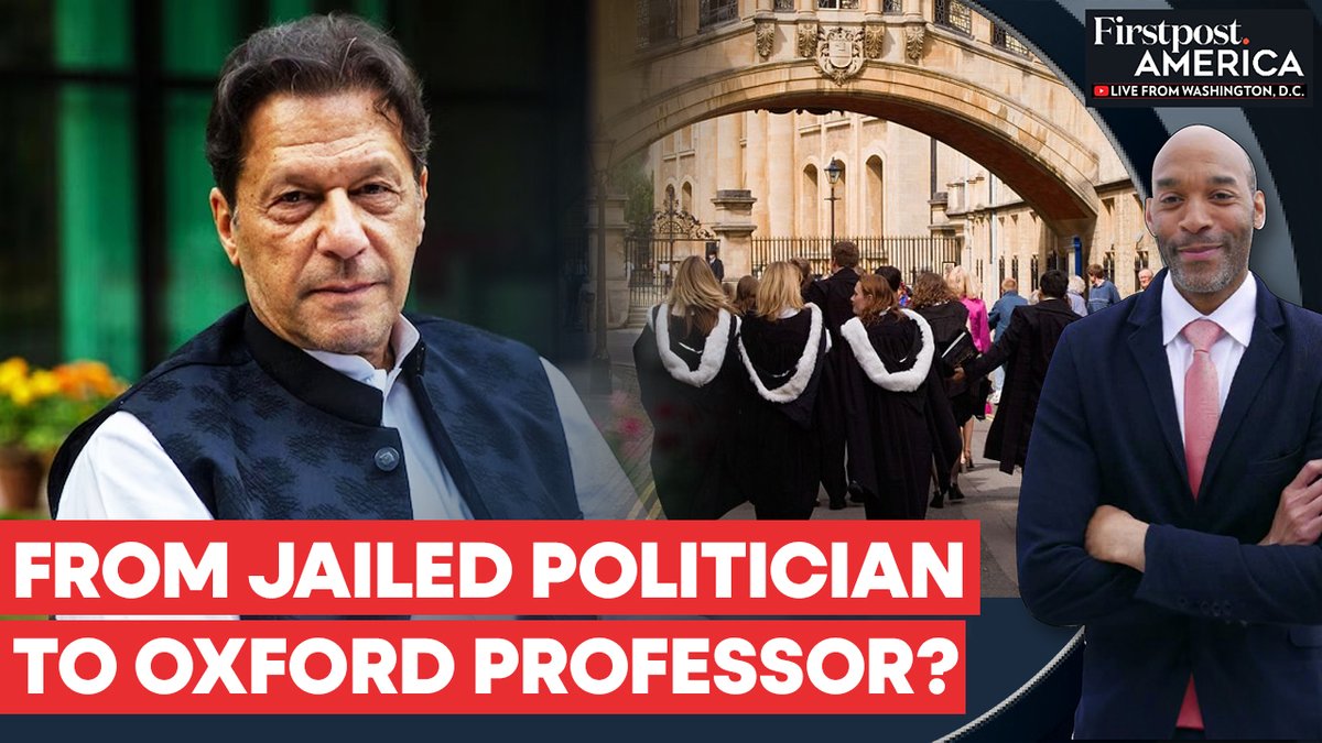 #FirstpostAmerica: Imran Khan, Pakistan's former prime minister, is making headlines again—not for his legal troubles or political manoeuvres, but for his unexpected bid to become the next chancellor of Oxford University. | @EKH2016