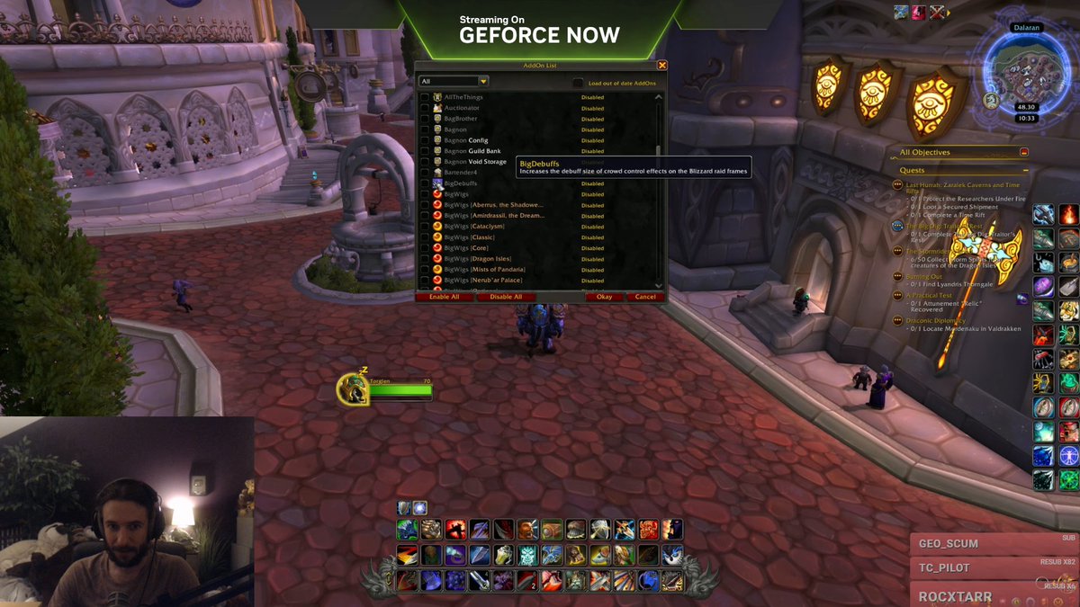 What World of Warcraft Addons are you using on GeForce NOW? ๐ฉ๏ธ๐ช Show us with a screenshot/video like @Crendor with the #ModsOnGFN tag for a chance to be featured on our channels! ๐ธ