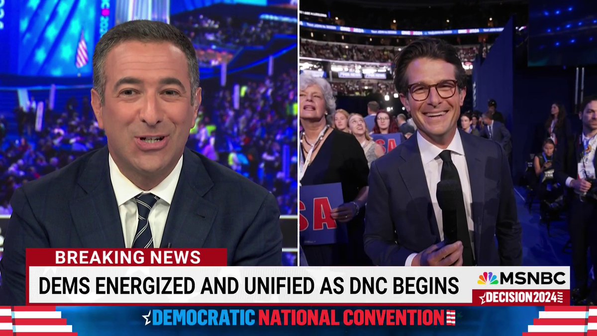 .Jacob Soboroff crashes the Minnesota delegation on the DNC floor