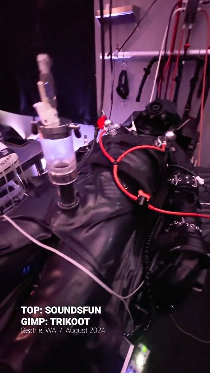Courtesy of SoundsFun, last night I stumbled into 20 channels of e-stim, a k-lube filled vacuum suit, strategically placed suction, and drone audio.