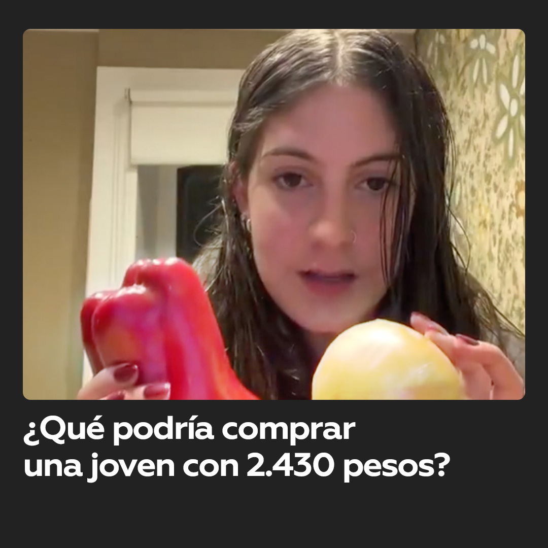 Joven argentina explota al enterarse del precio de las verduras “Yo no sé si me vieron la cara”, señaló indignada una joven argentina al enterarse de los elevados precios de una cebolla y un morrón.