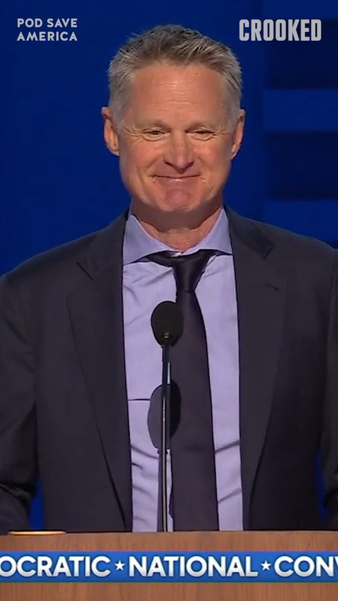 Night, night. #PodSaveAmerica #CrookedMedia #dnc #stevekerr